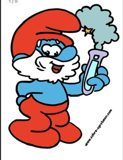 A4 Şirinler Görselleri RENKLİ