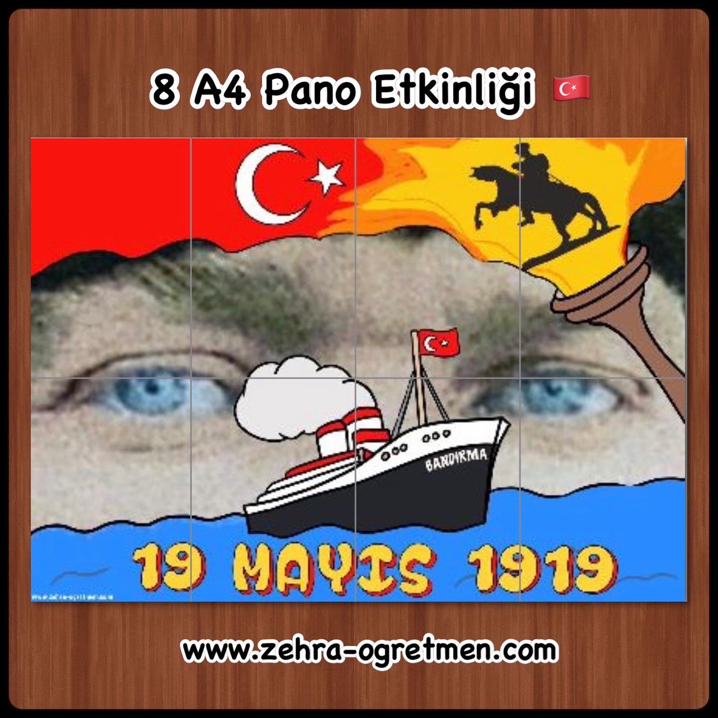 8 A4 19 Mayıs Pano Etkinliği Renkli