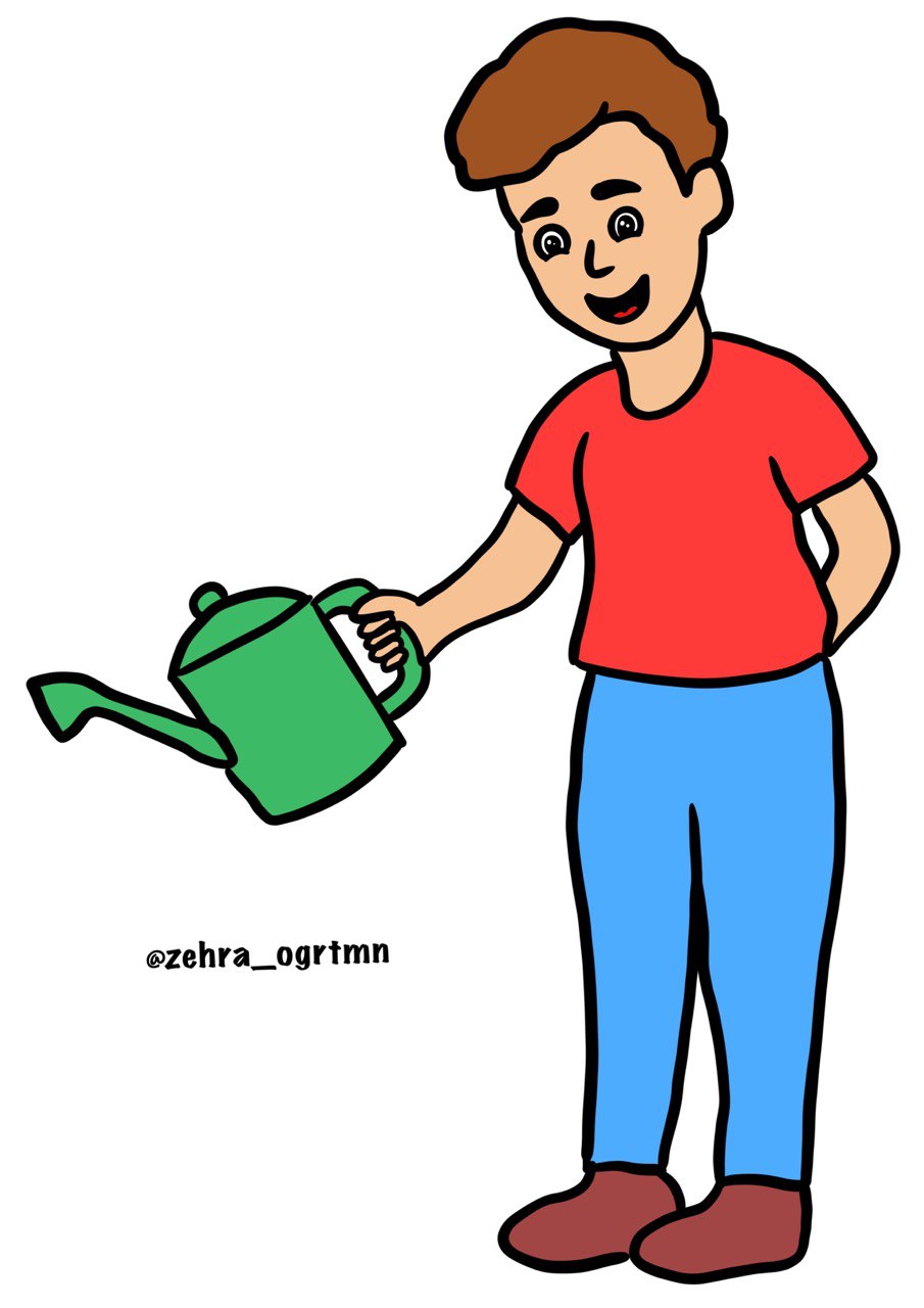 (4 a4 Parçalı) Öğretmenler Renkli Renksiz