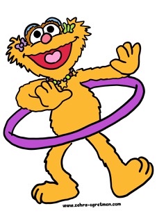 4 A4 Susam Sokağı Karakteri 6 RENKLİ