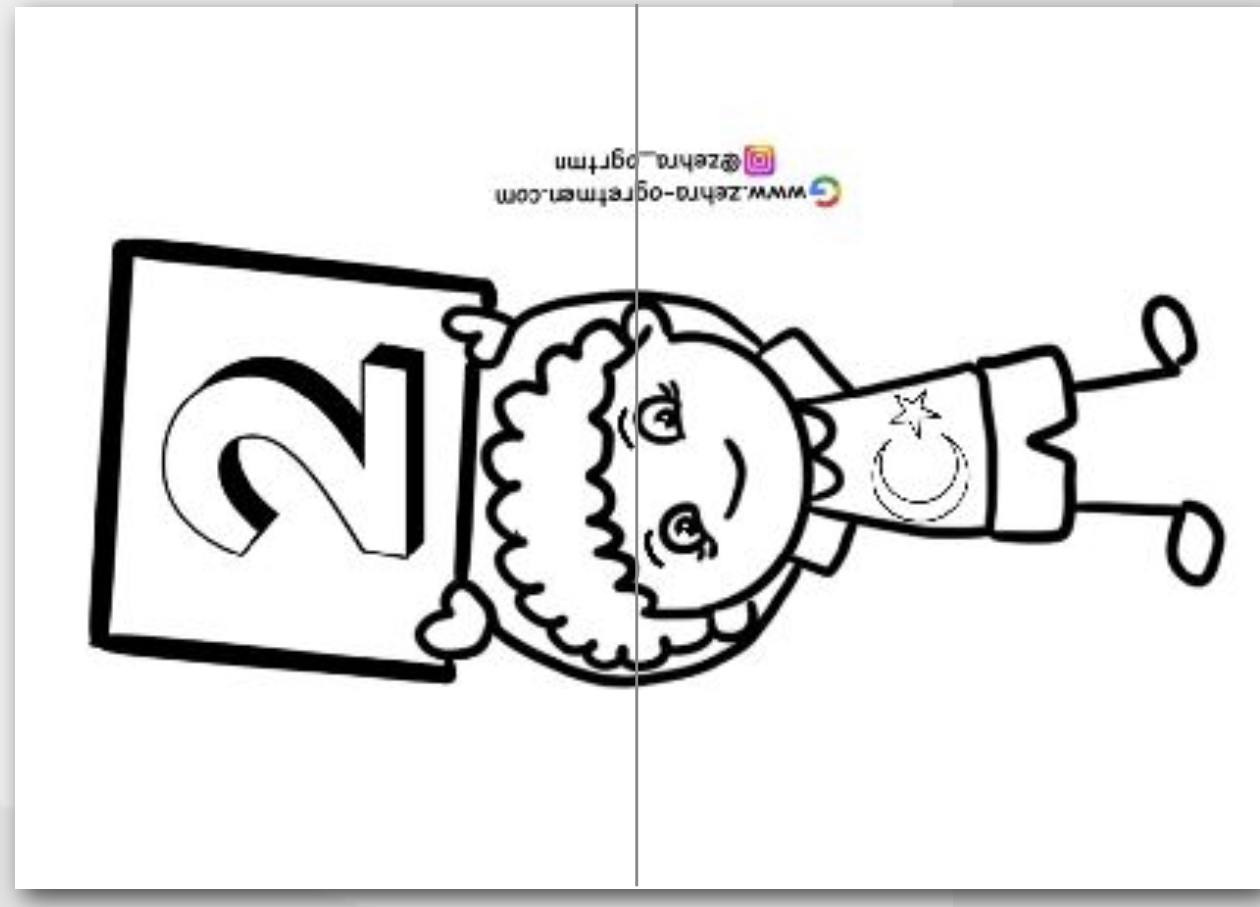 29 Ekim Yazısını Tutan Çocuklar RENKSİZ 2 A4