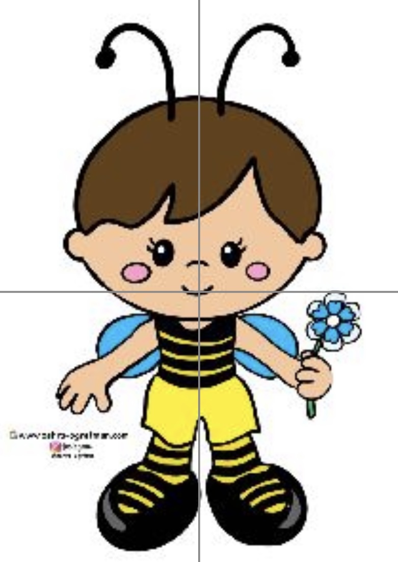 4 A4 Arı Çocuklar Pano İçin