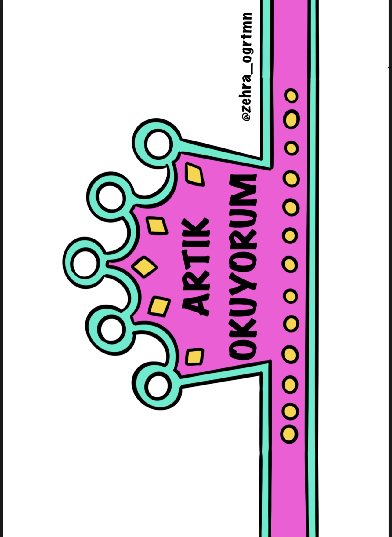 Okuma Bayramı Taçları