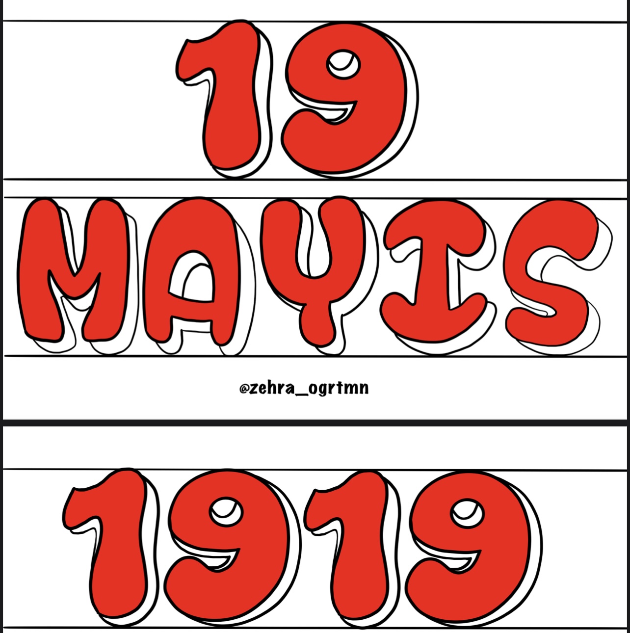 Küçük Panolar İçin 19 Mayıs 1919 Yazısı