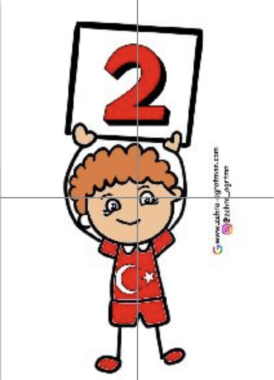 4 A4 29 Ekim Yazısı Tutan Çocuklar RENKLİ