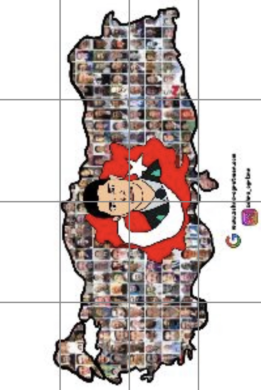 Türkiye Haritası Demokrasi Şehitleri 16 A4 RENKLİ