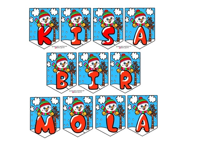 KISA BİR MOLA FLAMA ( KARDAN ADAMLI RENKLİ RENKSİZ)