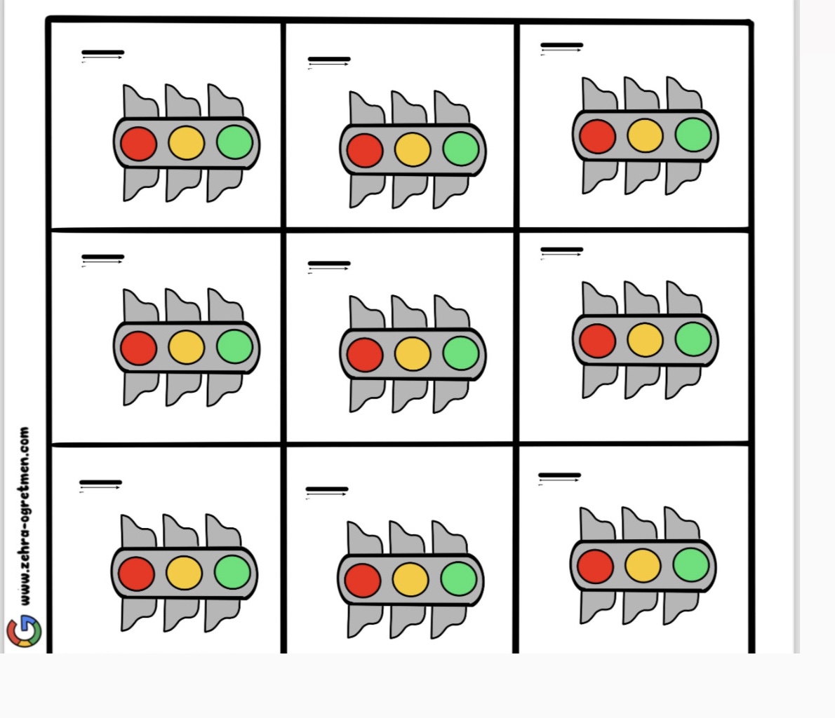 I Sesi Görselleri Deftere Yapıştırmalık RENKLİ ( 15 24 30 48 Öğrenci İçin)