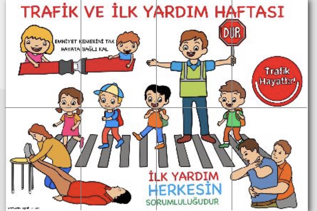 8 A4 Trafik ve İlk Yardım Haftası RENKLİ
