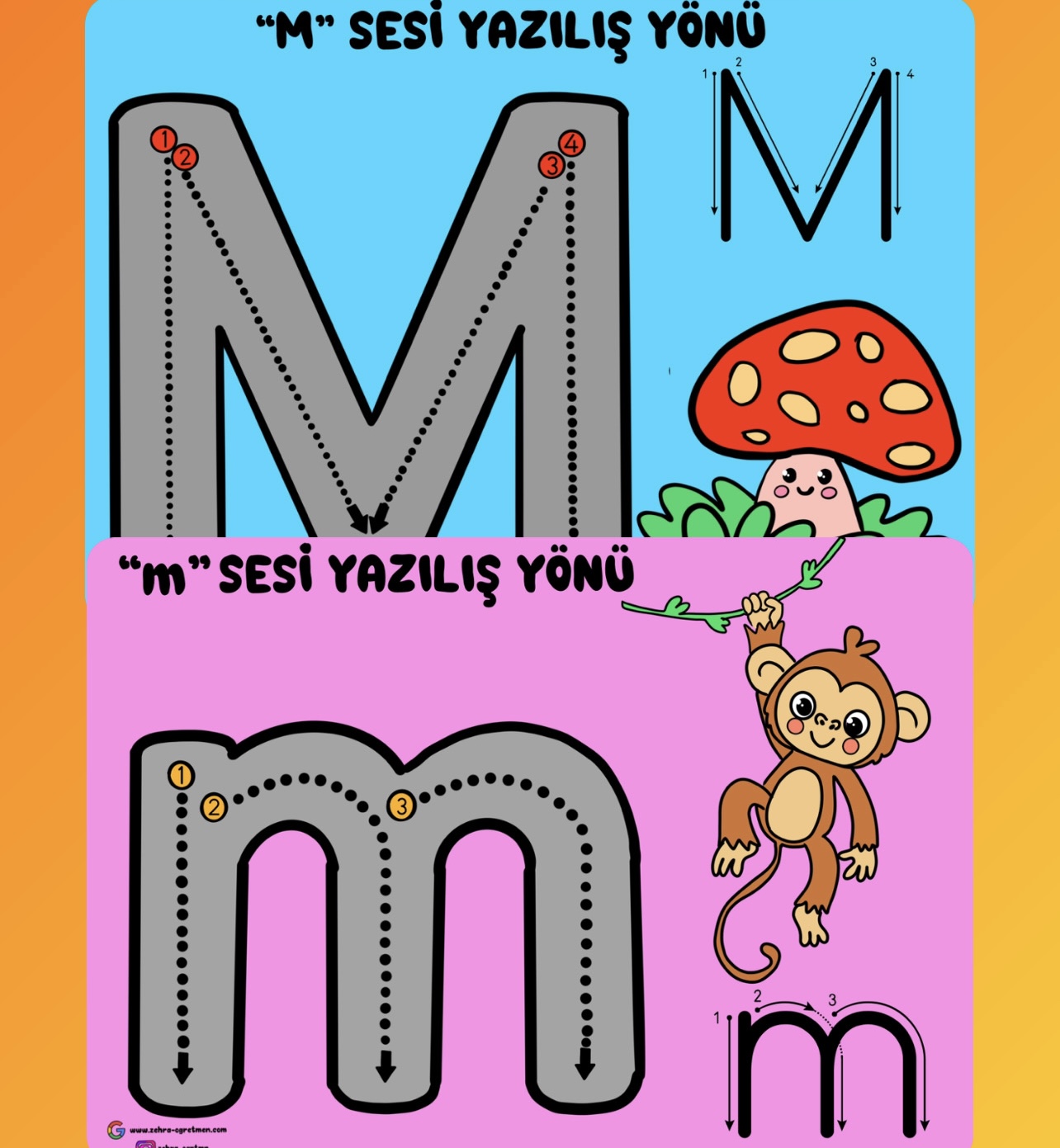 M Sesi Yazılış Yönü Etkinliği