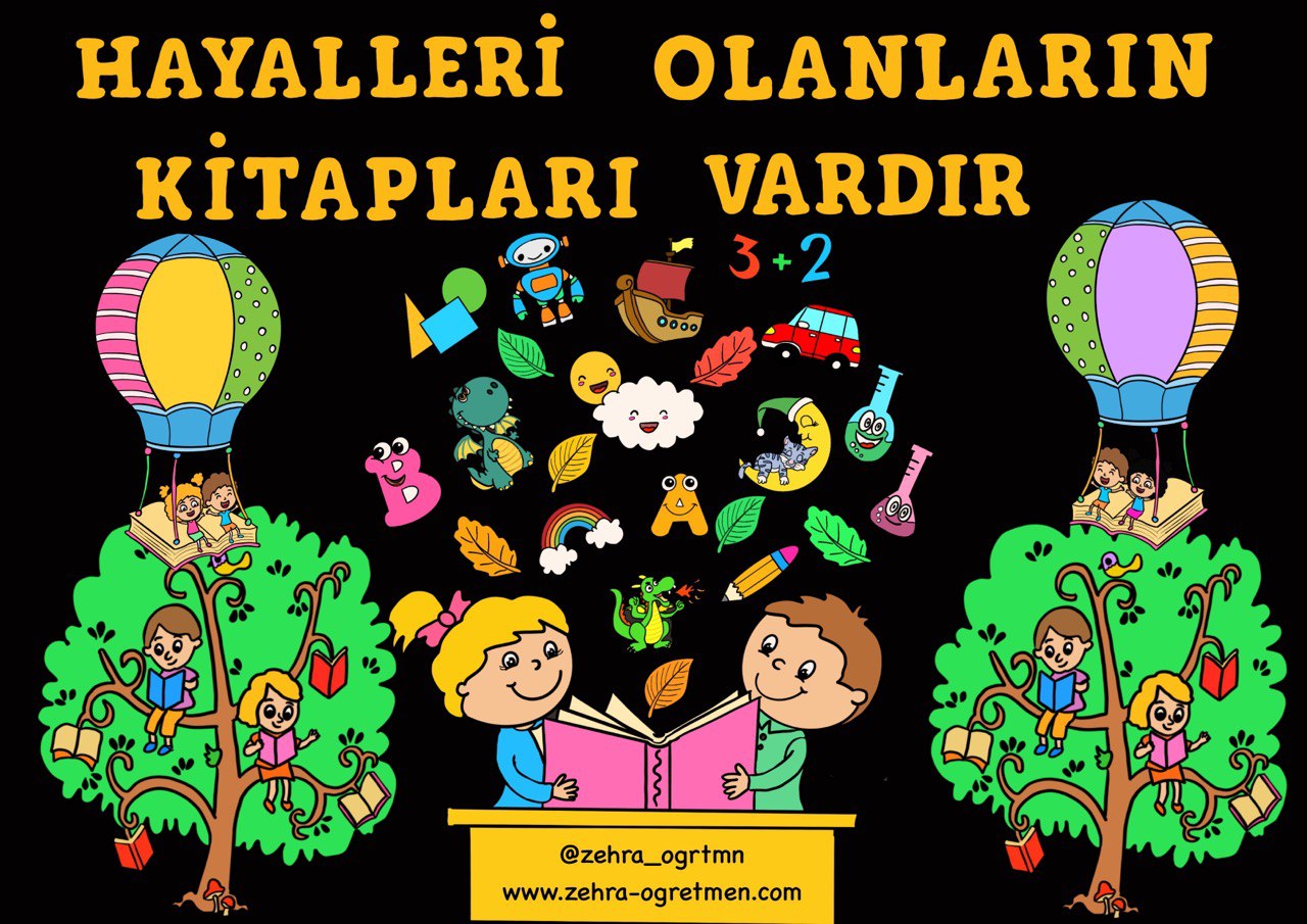 Kütüphaneler Haftası Pano Görselleri