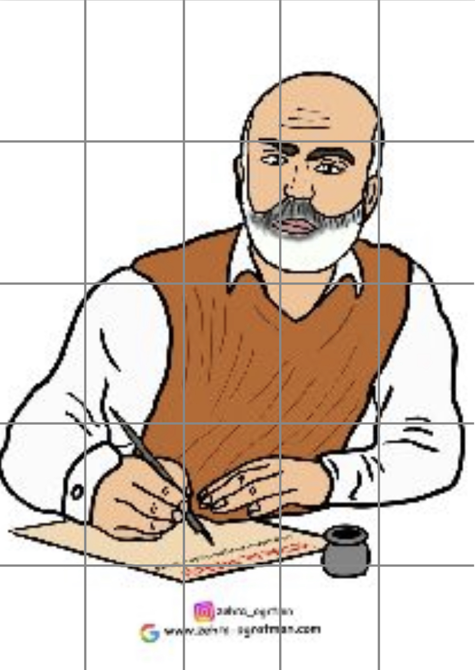 25 A4 Mehmet Akif Ersoy Pano Görseli  RENKLİ