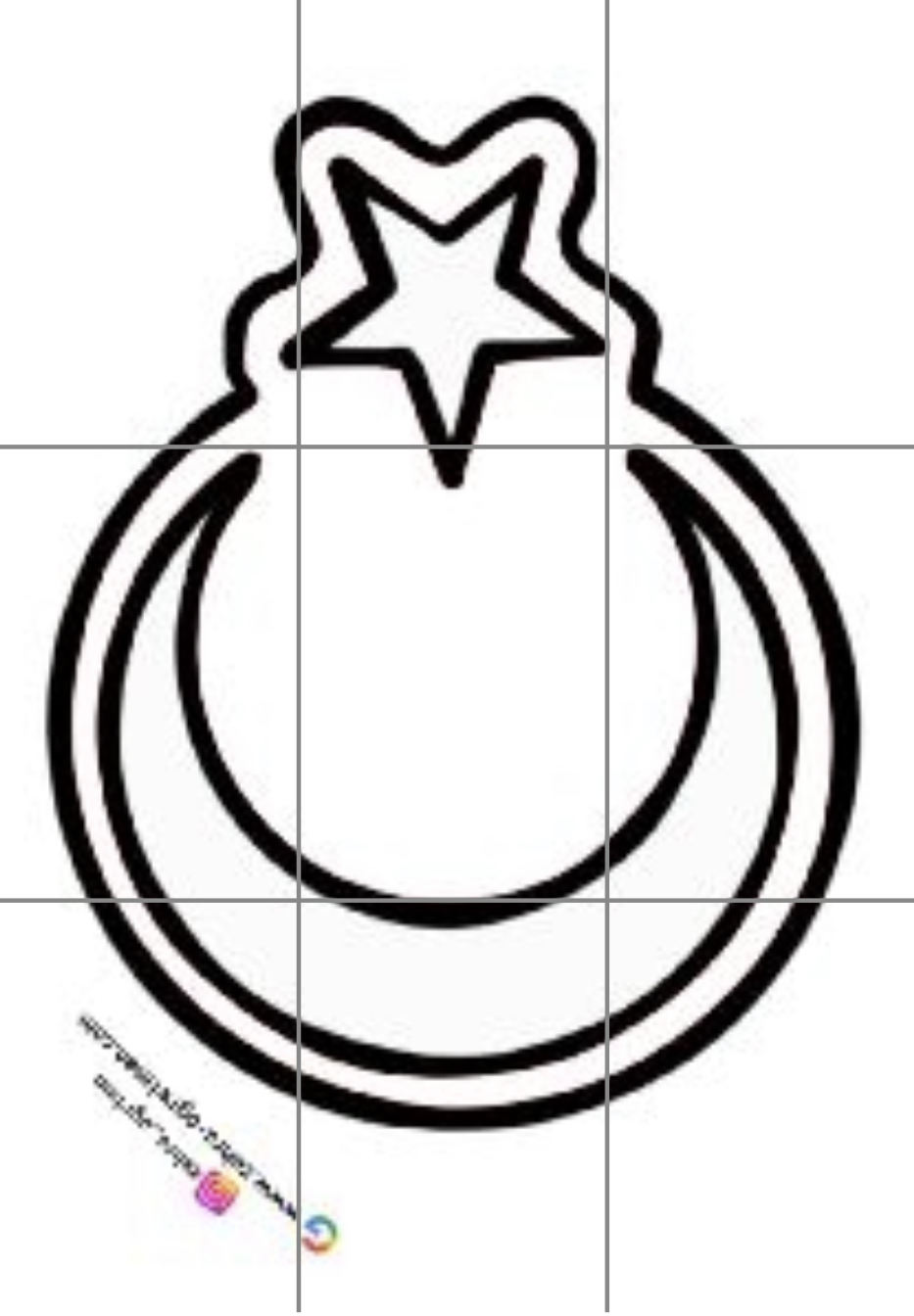 9 A4 Türk Bayrağımız RENKSİZ