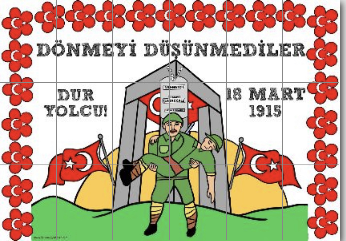 18 A4 Dönmeyi Düşünmediler Panosu Beyaz Arka Planlı