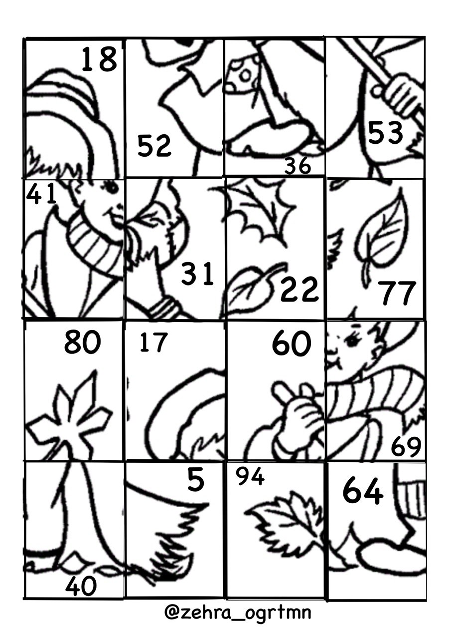 Kes Yapıştır Boya  Genel Tekrar Etkinliği