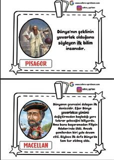 1.Konu Dünyanın Şekli Bilim Adamlarının Görüşleri ( RENKSİZ)