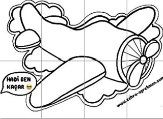 8 A4 Hatıra Uçak Etkinliği RENKSİZ