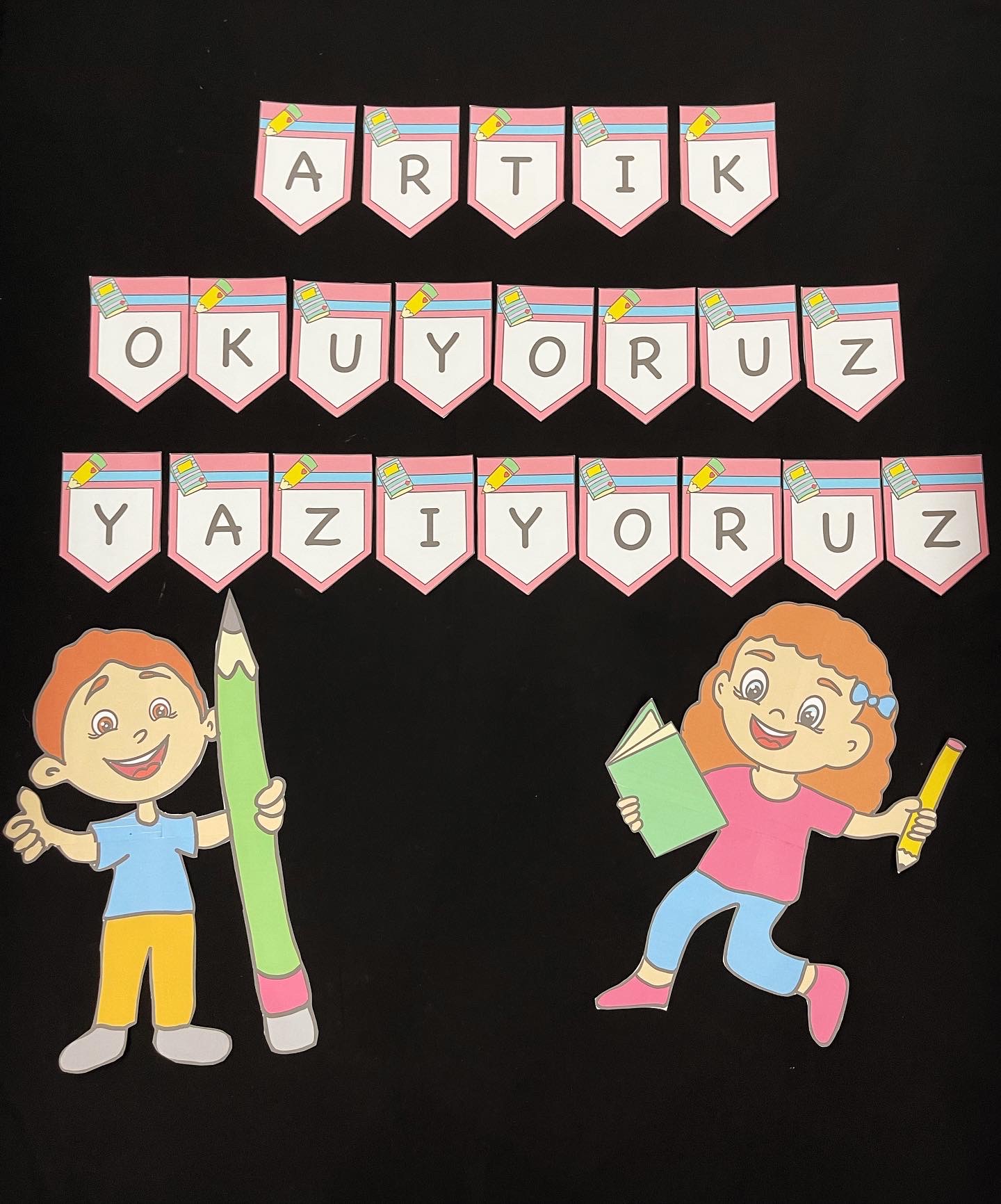 Artık Okuyorum Yazıyorum Pano Etkinliği