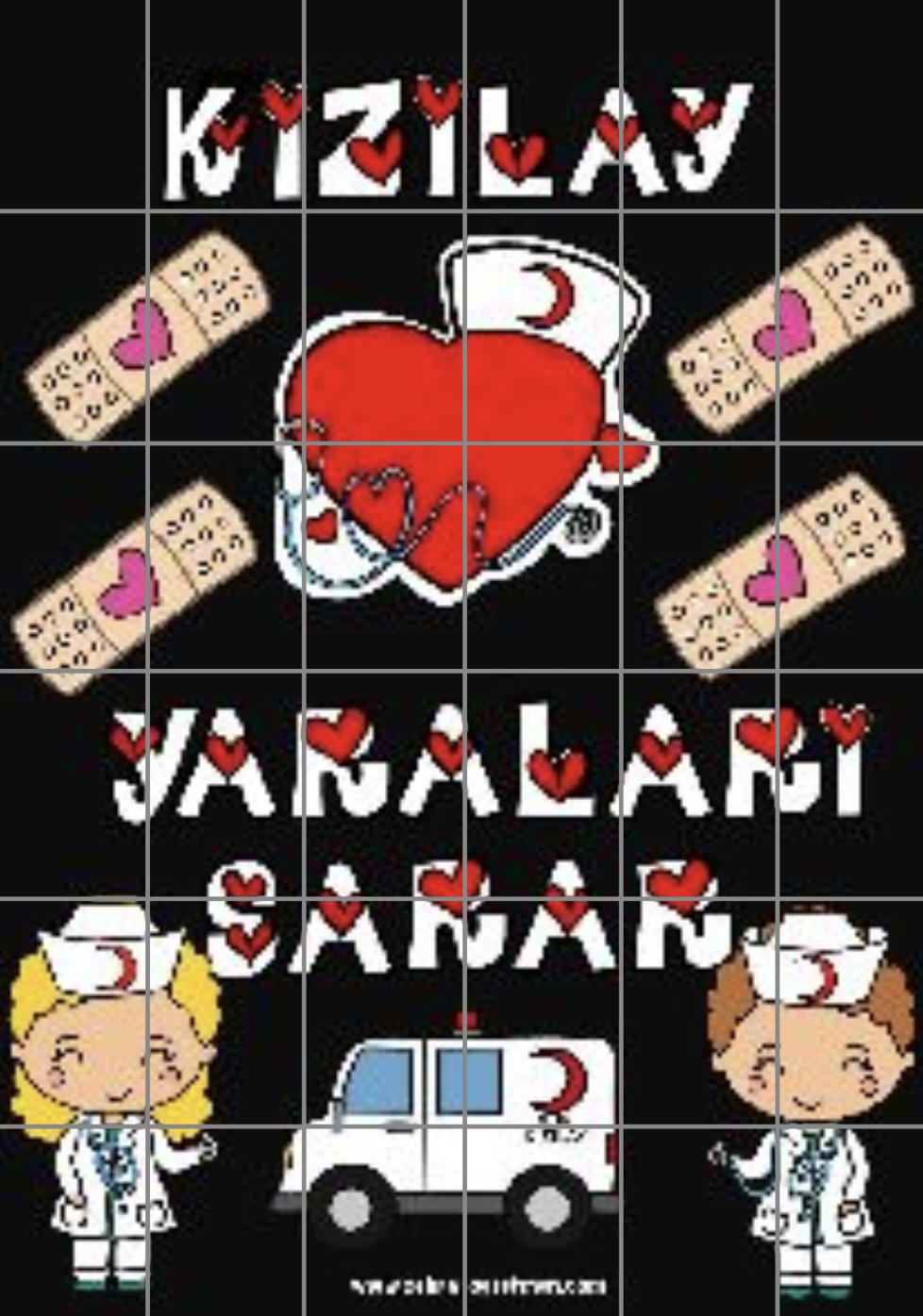 36 A4 RENKLİ Kızılay Panosu