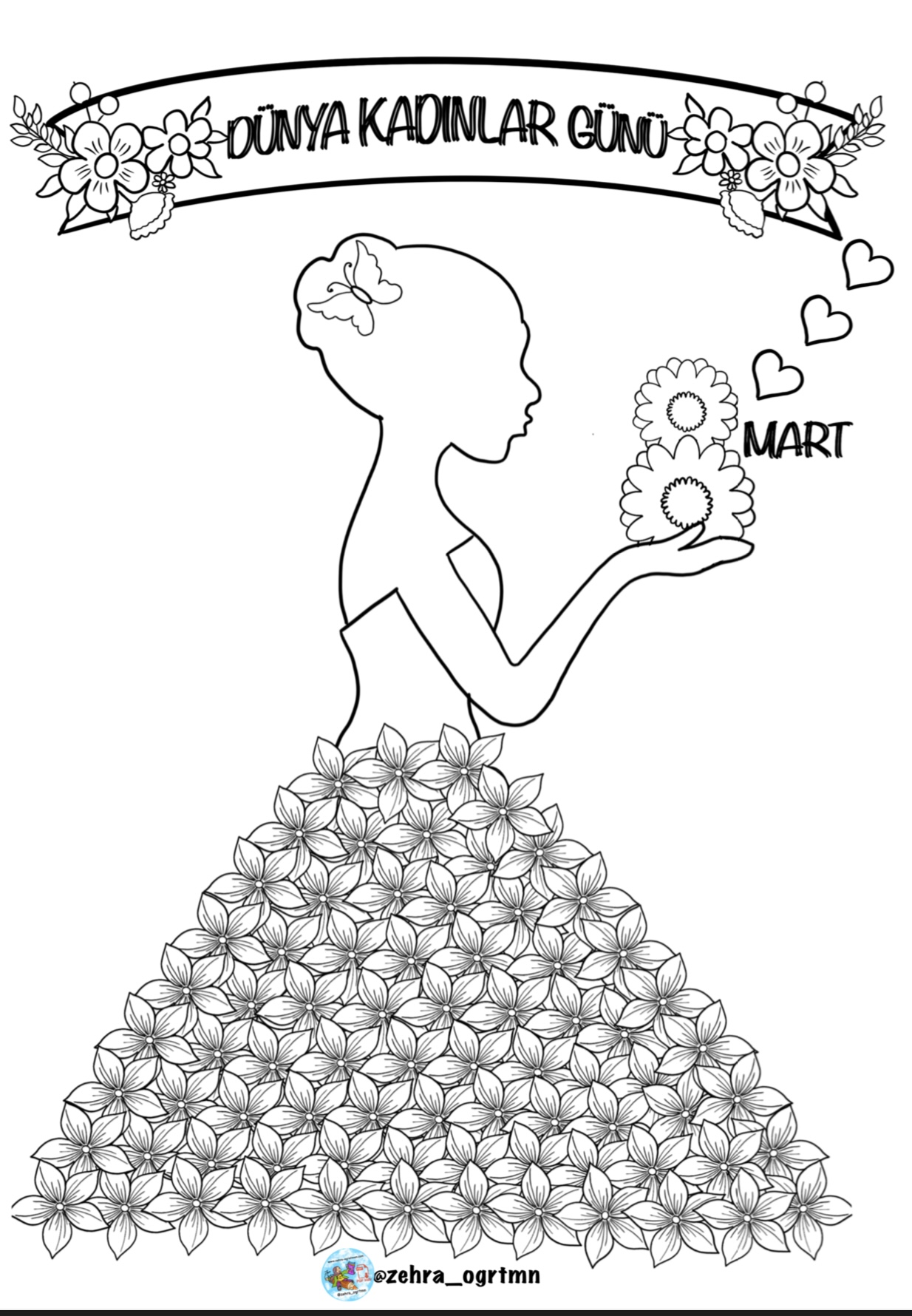 8 Mart Boyama Etkinliği