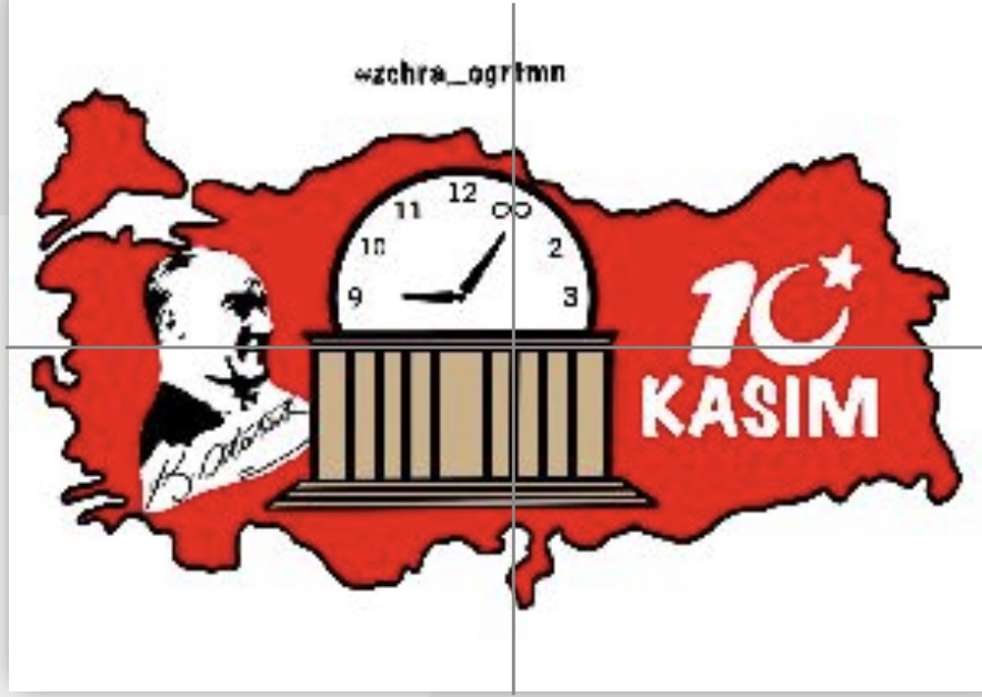 10 Kasım Pano Etkinliği 2 ( Türkiye Haritası 4 a4)
