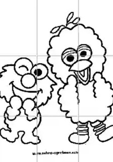 9 A4 Susam Sokağı Karakteri 5 RENKSİZ