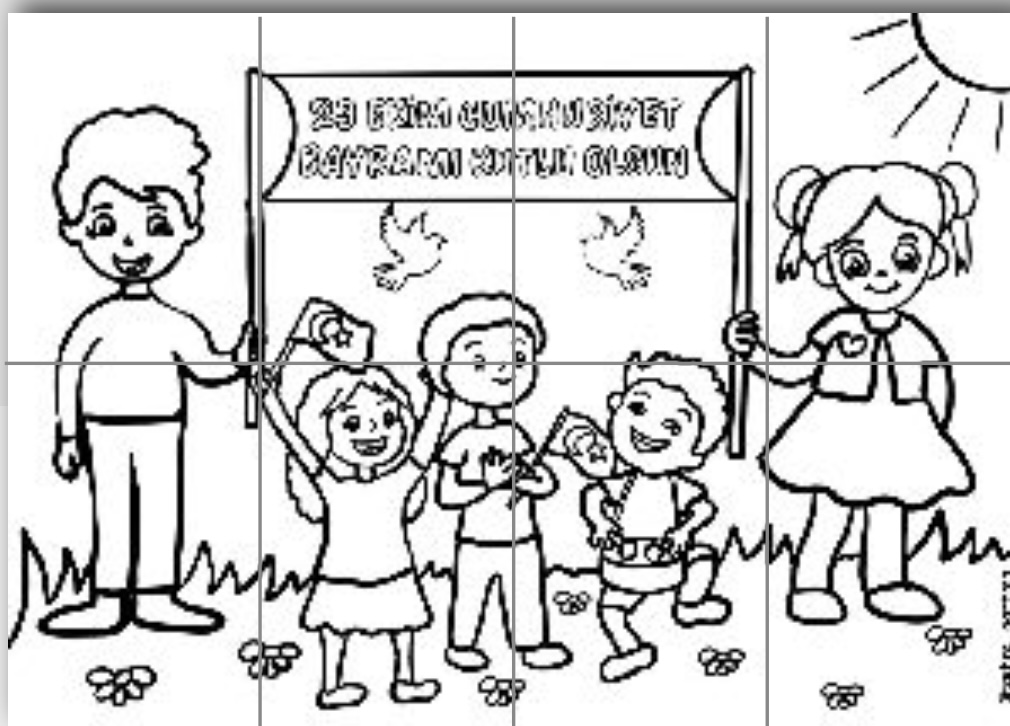 (8 a4) 29 Ekim Cumhuriyet Bayramı Boyama Etkinliği