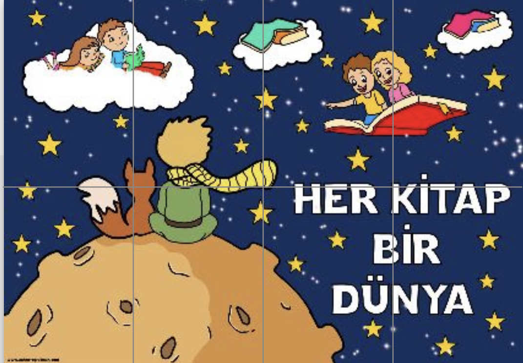 8 A4 Lacivert Arka Plan Her Kitap Bir Dünya