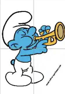 4 A4 Şirinler Görselleri RENKLİ