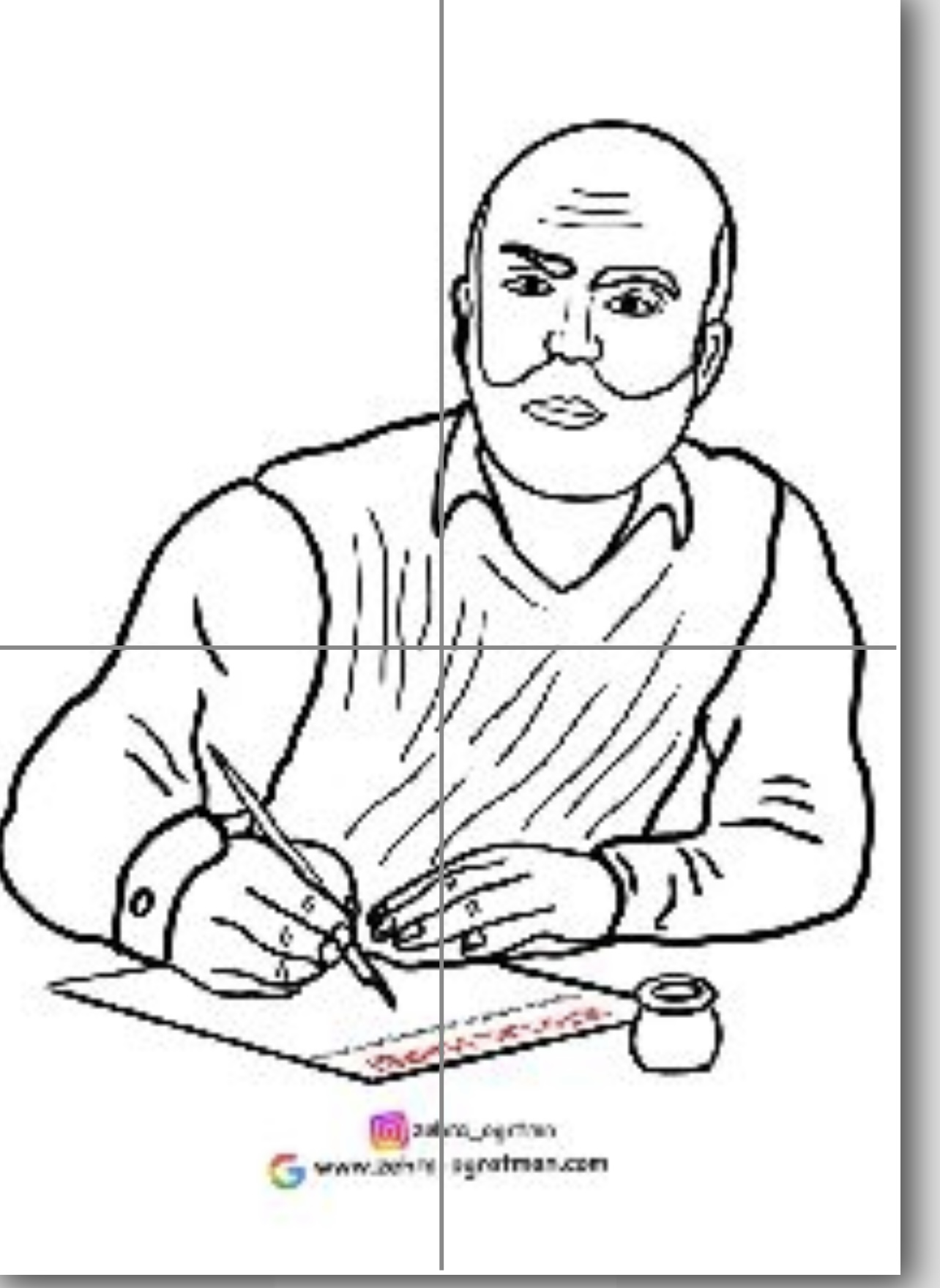 4 A4 Mehmet Akif Ersoy Pano Görseli RENKSİZ