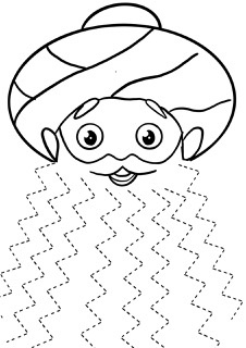 Nasreddin Hoca Çizgi Çalışması