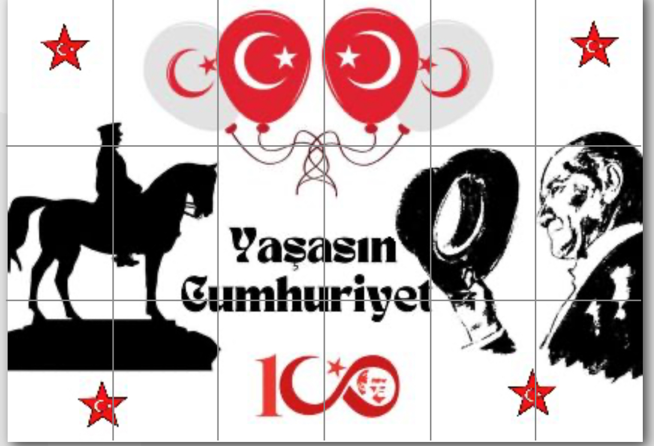 18 A4 Yaşasın Cumhuriyet Panosu 2