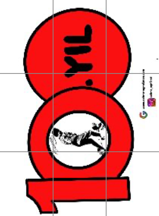 9 A4 100. Yıl Şablonları RENKLİ RENKSİZ