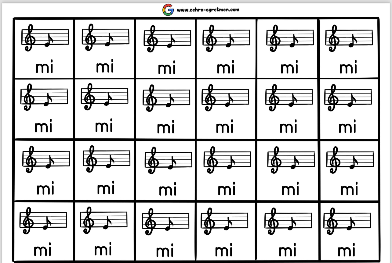 M Sesi Defter Dikte Görselleri ( 24 Öğrenci İçin RENKSİZ)