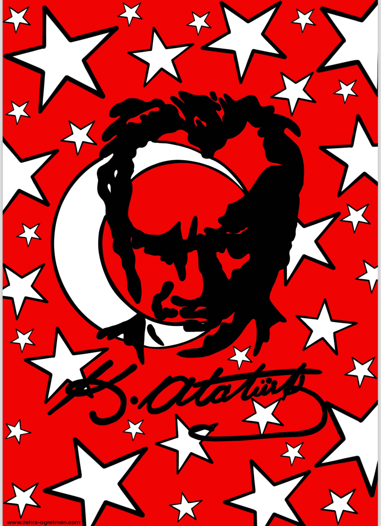 10 Kasım Atatürk Boyamaları ( RENKLİ )