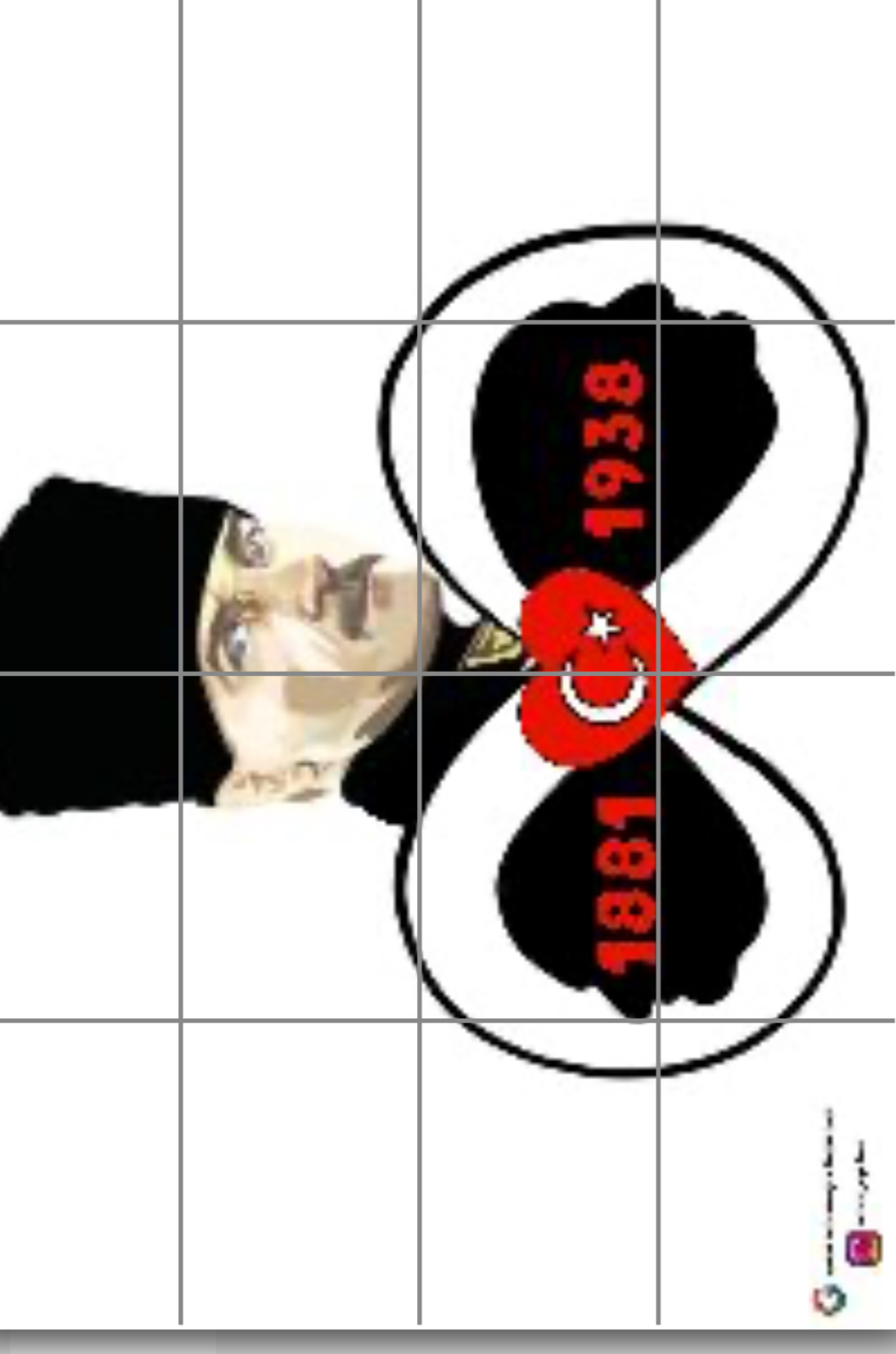 ( PANO 3) Atatürk’lü Sonsuzluk Sembolü 16 A4 RENKLİ