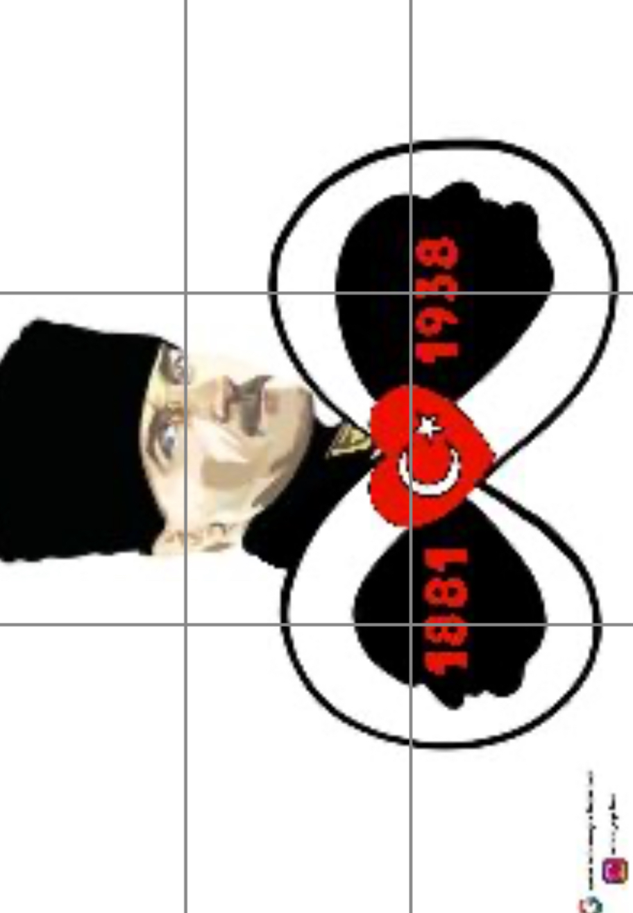 ( PANO 3) Atatürk’lü Sonsuzluk Sembolü 9 A4 RENKLİ