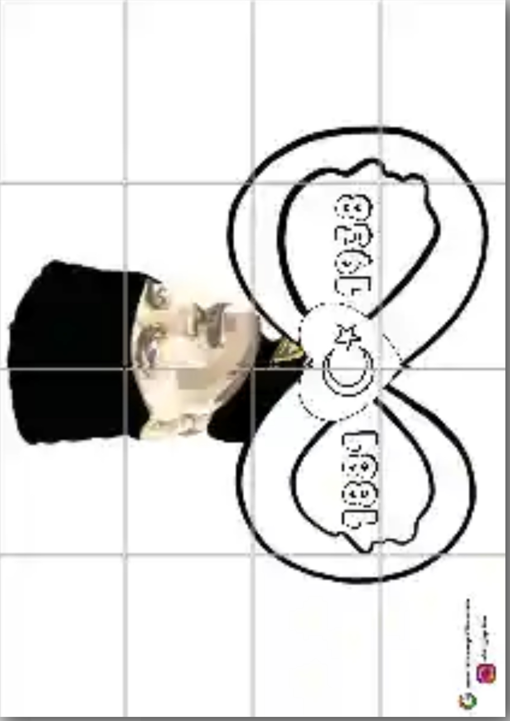 ( PANO 3) Atatürk’lü Sonsuzluk sembolü 16 A4 RENKSİZ