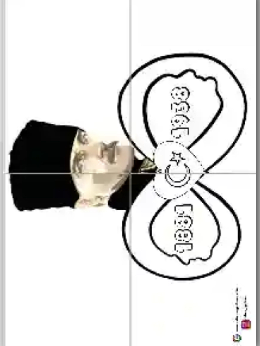 ( PANO 3) Atatürk’lü Sonsuzluk Sembolü 4 A4 RENKSİZ