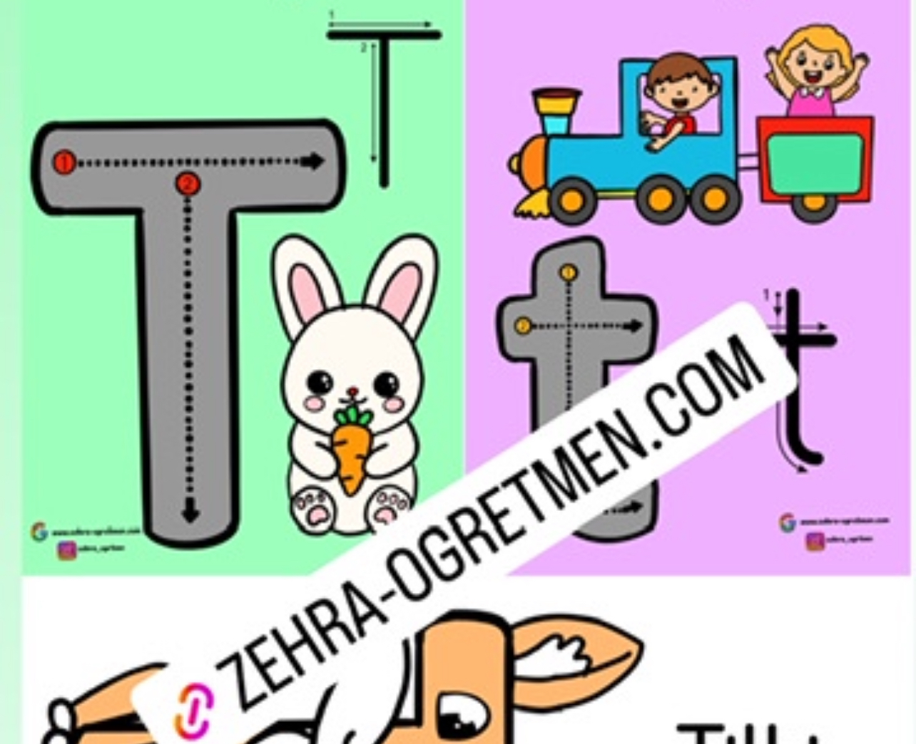 T Sesi Yazılış Yönü Etkinliği