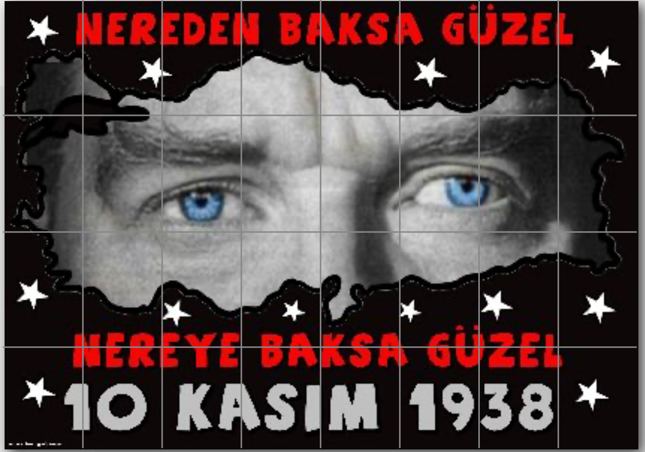 32 A4 Nereden Baksan Güzel Nereye Baksan Güzel Panosu