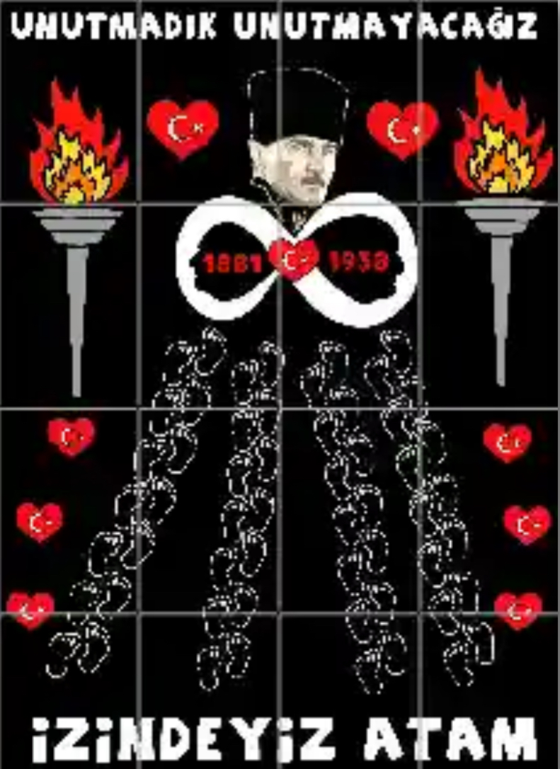 16 A4 İzindeyiz Atam Panosu