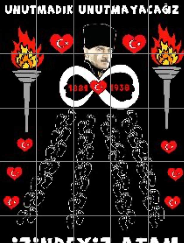 25 A4 İzindeyiz Atam Panosu