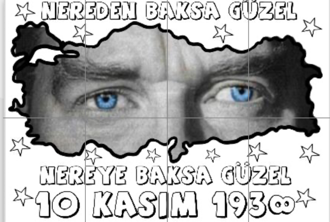 8 A4 Grup Boyama Çalışması ( Nereden Baksan Güzel Nereye Baksan Güzel )