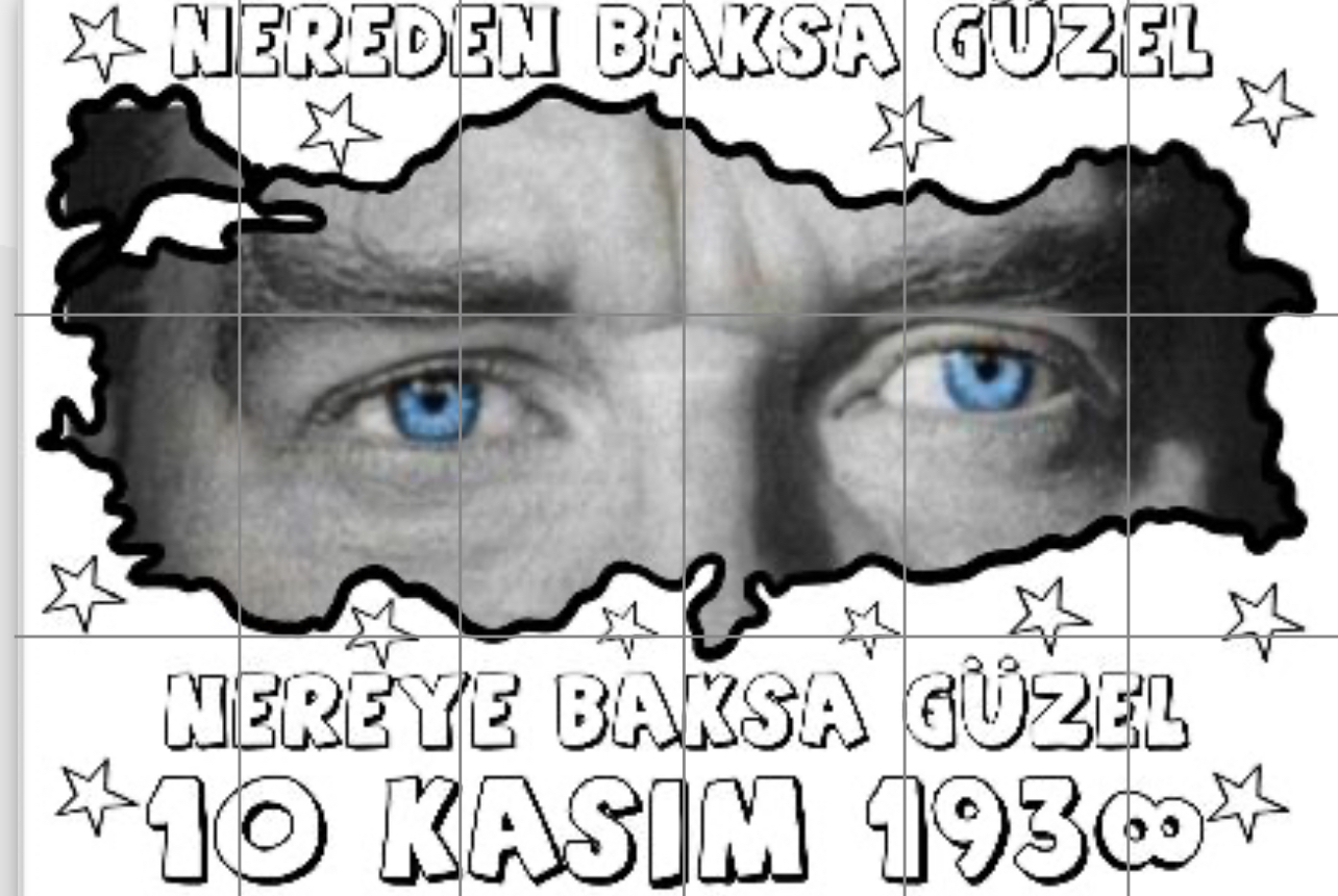 18 A4 Grup Boyama Çalışması ( Nereden Baksa Güzel Nereye Baksa Güzel )