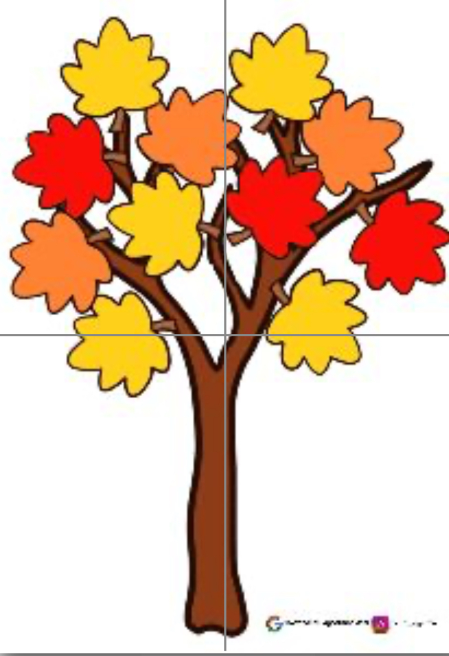 4 A4 Sonbahar Ağacı RENKLİ
