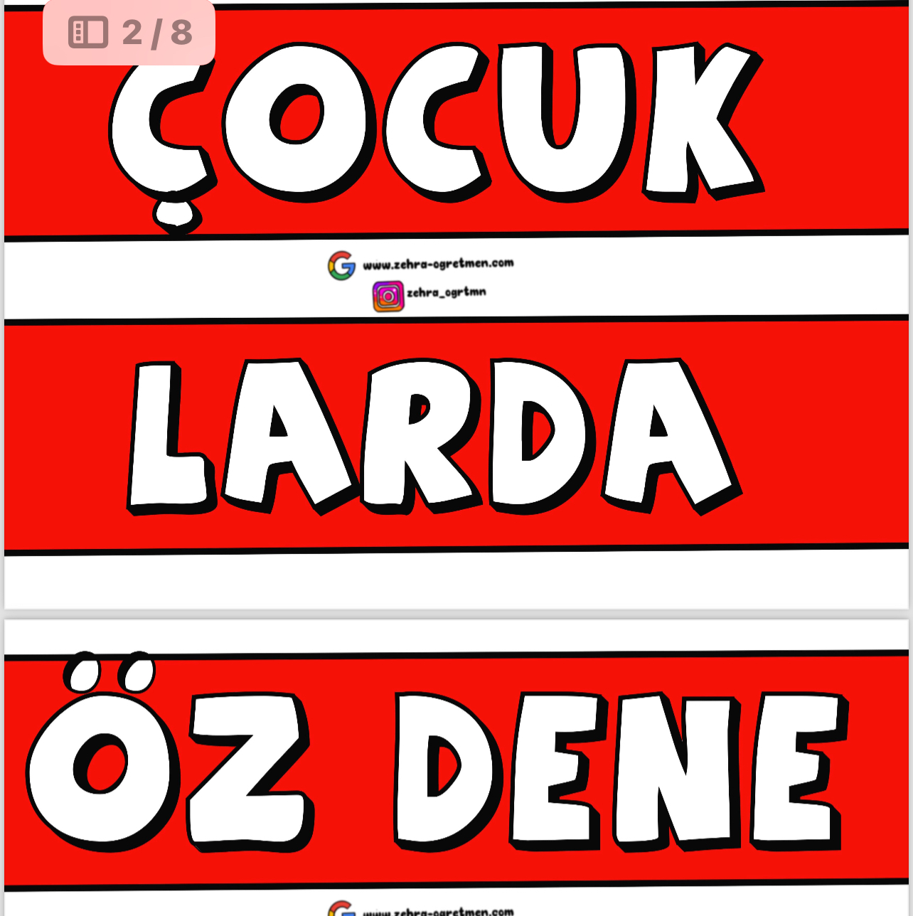 Çocuklarda Öz Denetimi Sağlama Yolları Pano Yazısı