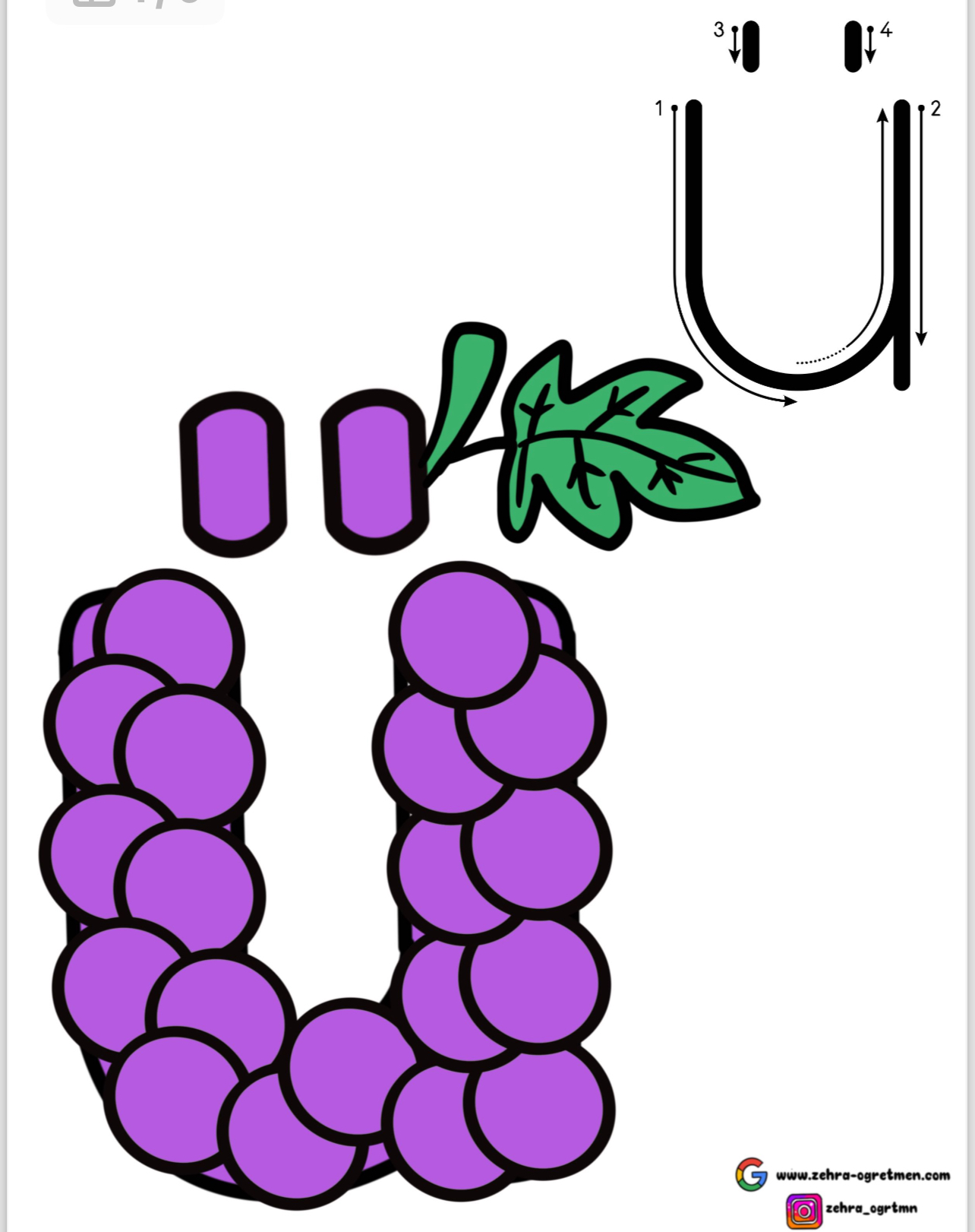 Ü Sesi İnteraktif Defter Etkinliği