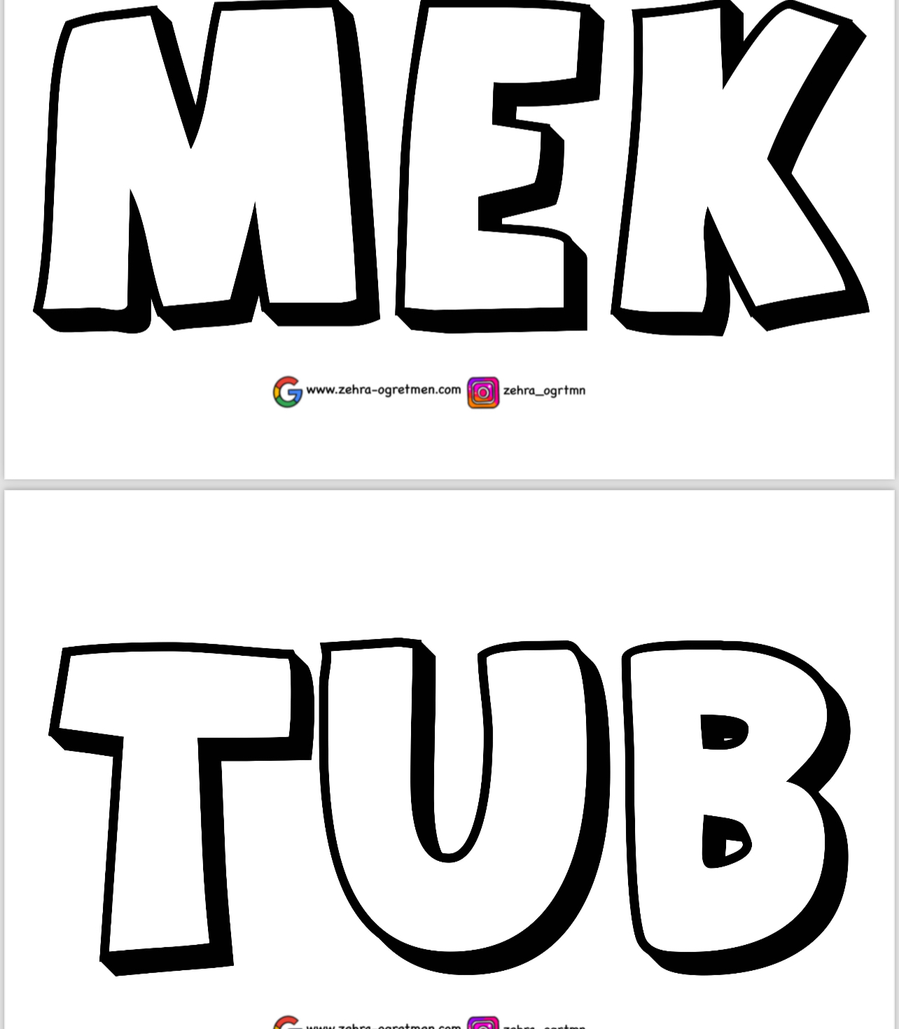 ( PANO 1) Mektubun Var Öğretmenim Pano Yazısı 2 RENKSİZ