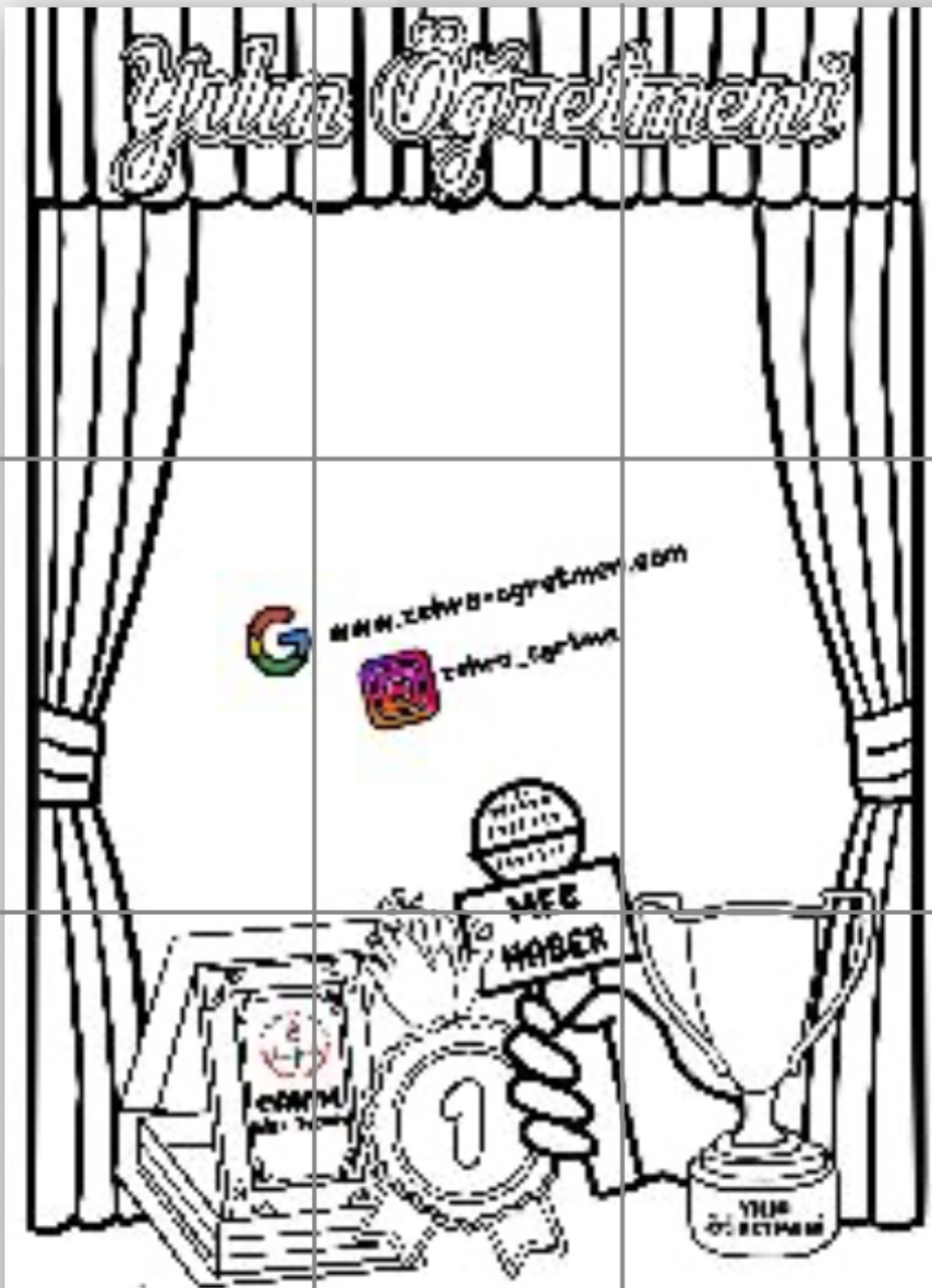 9 A4 Yılın Öğretmeni Çerçevesi RENKSİZ